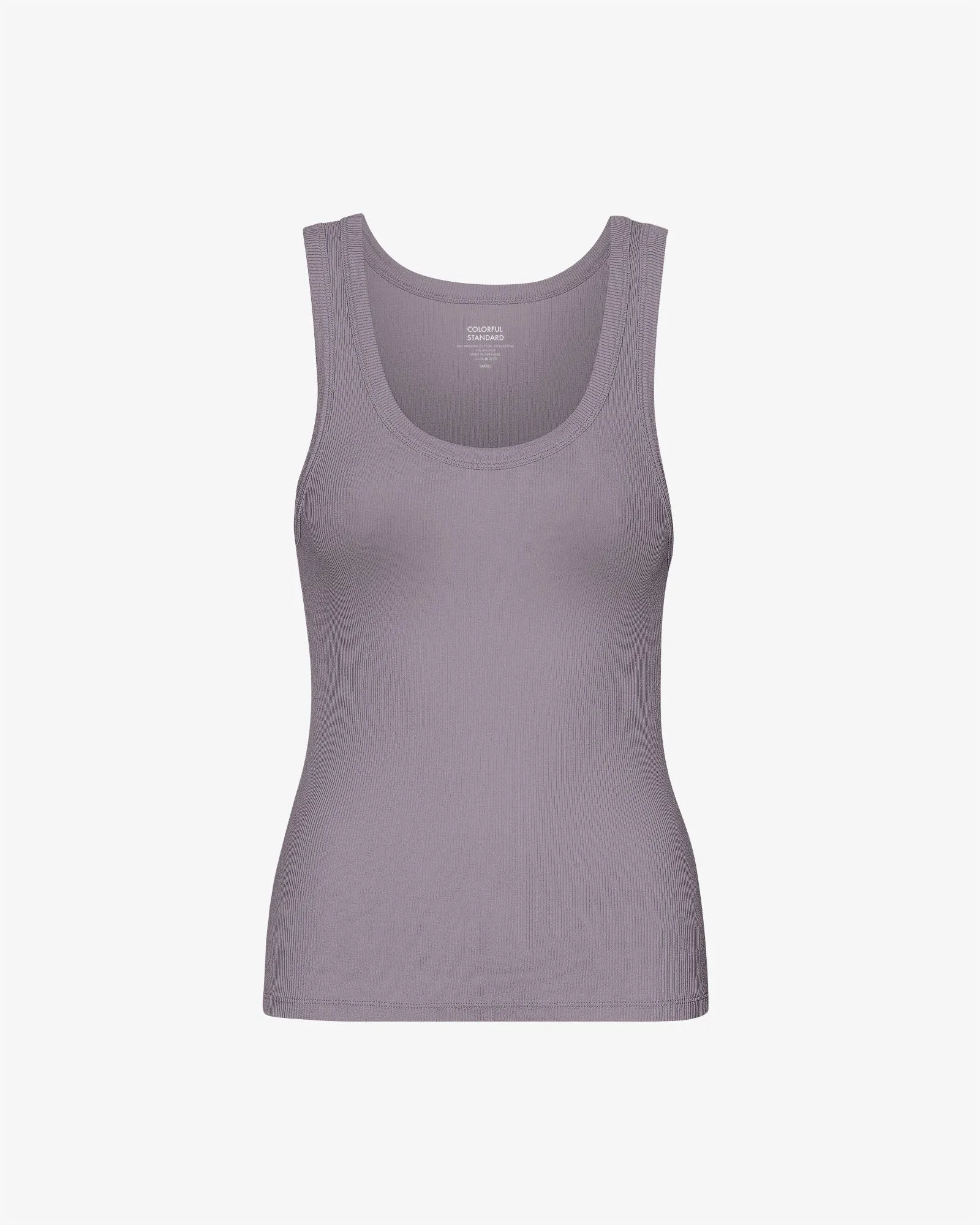 COLORFUL STANDARD - RIB TANK TOP - PEARL HAZE