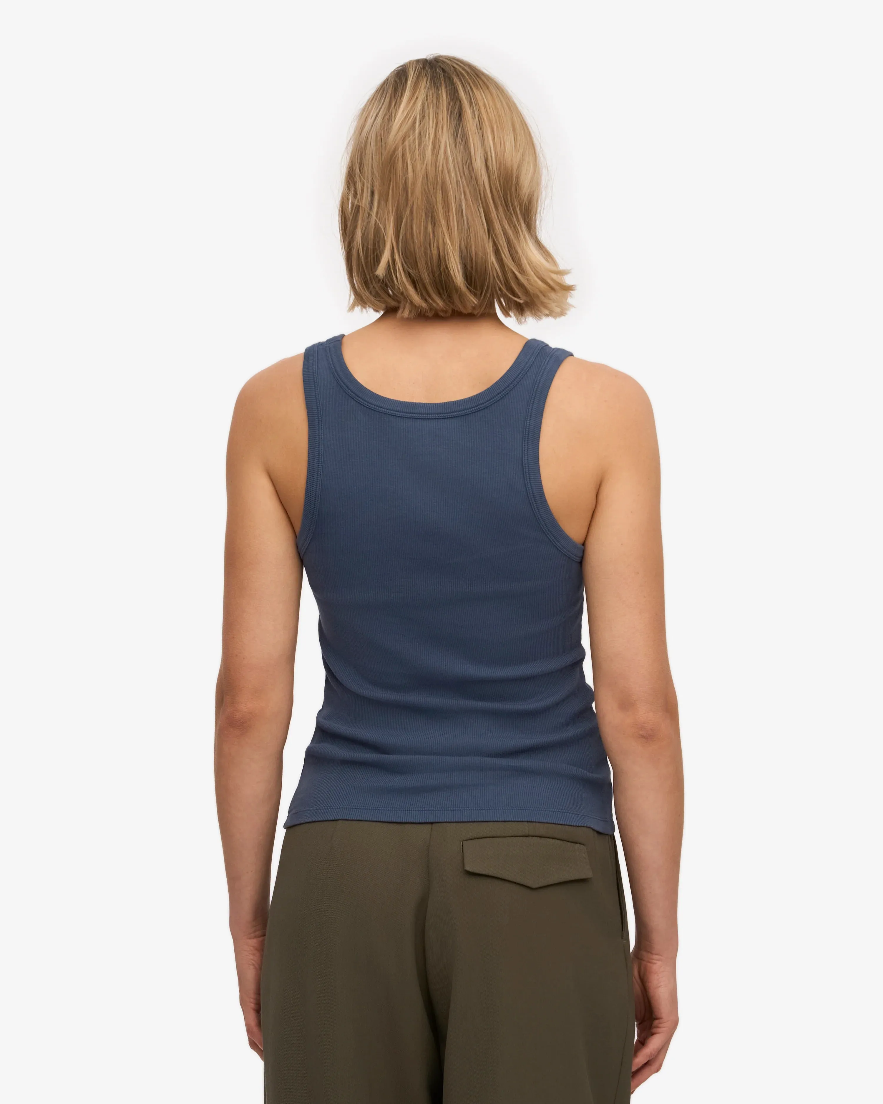 COLORFUL STANDARD - RIB TANK TOP - POWDER BLUE