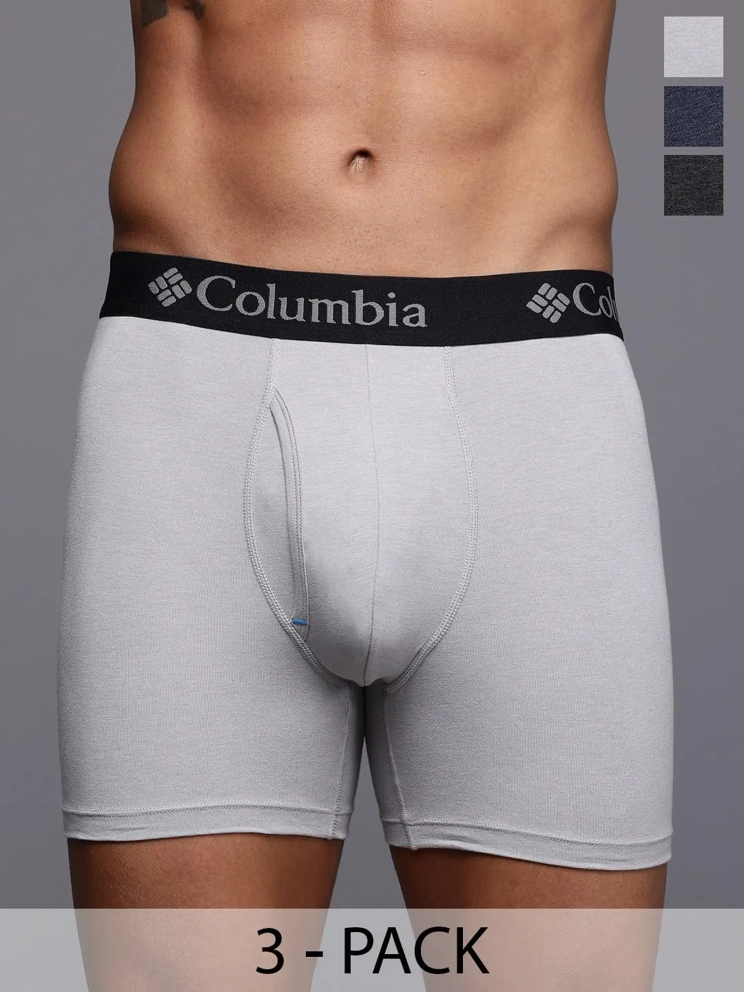 Columbia Men Assorted Performance Cotton Stretch Brief Pack of 3