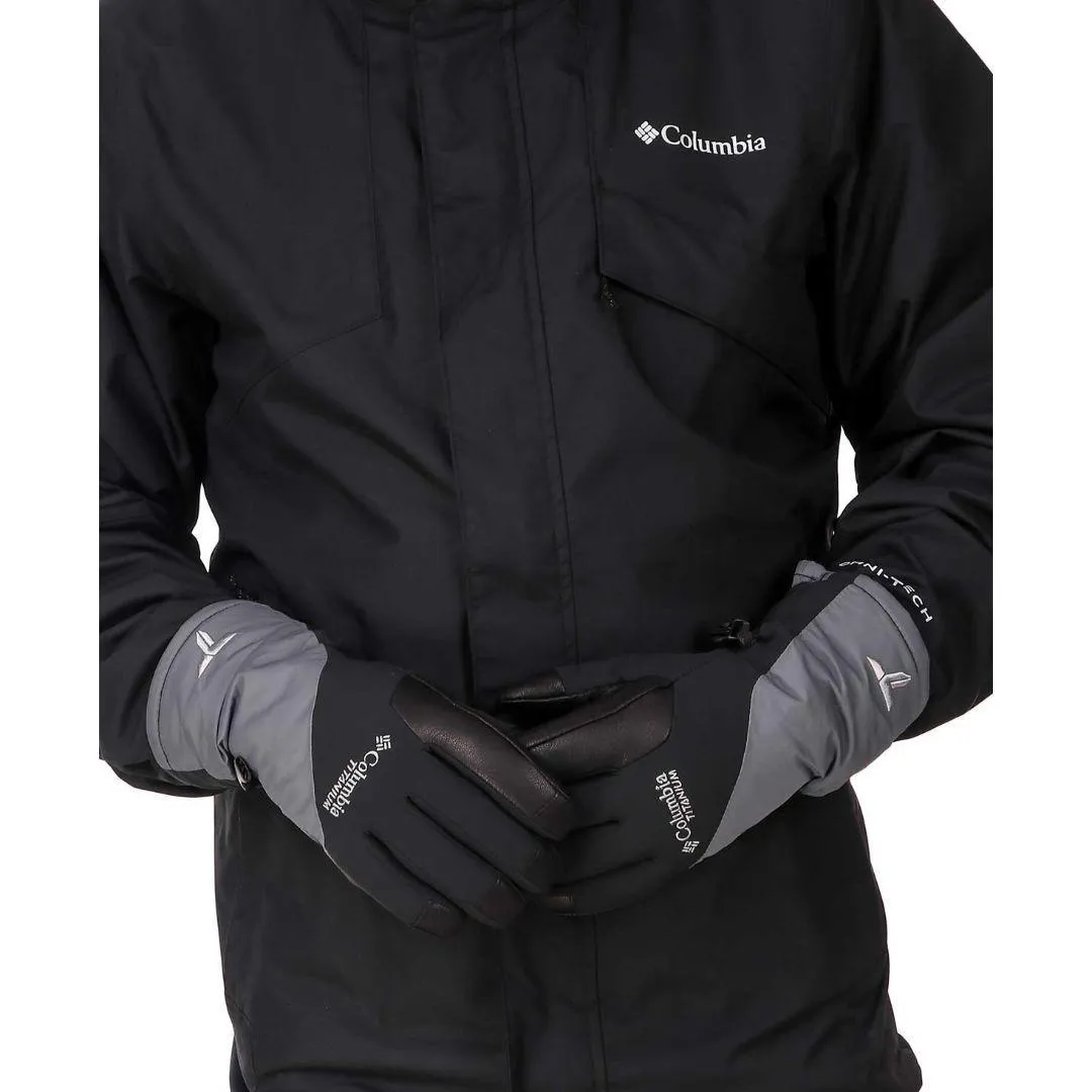 Columbia Men Black M Powder Keg II Glove (Complete Waterproof)