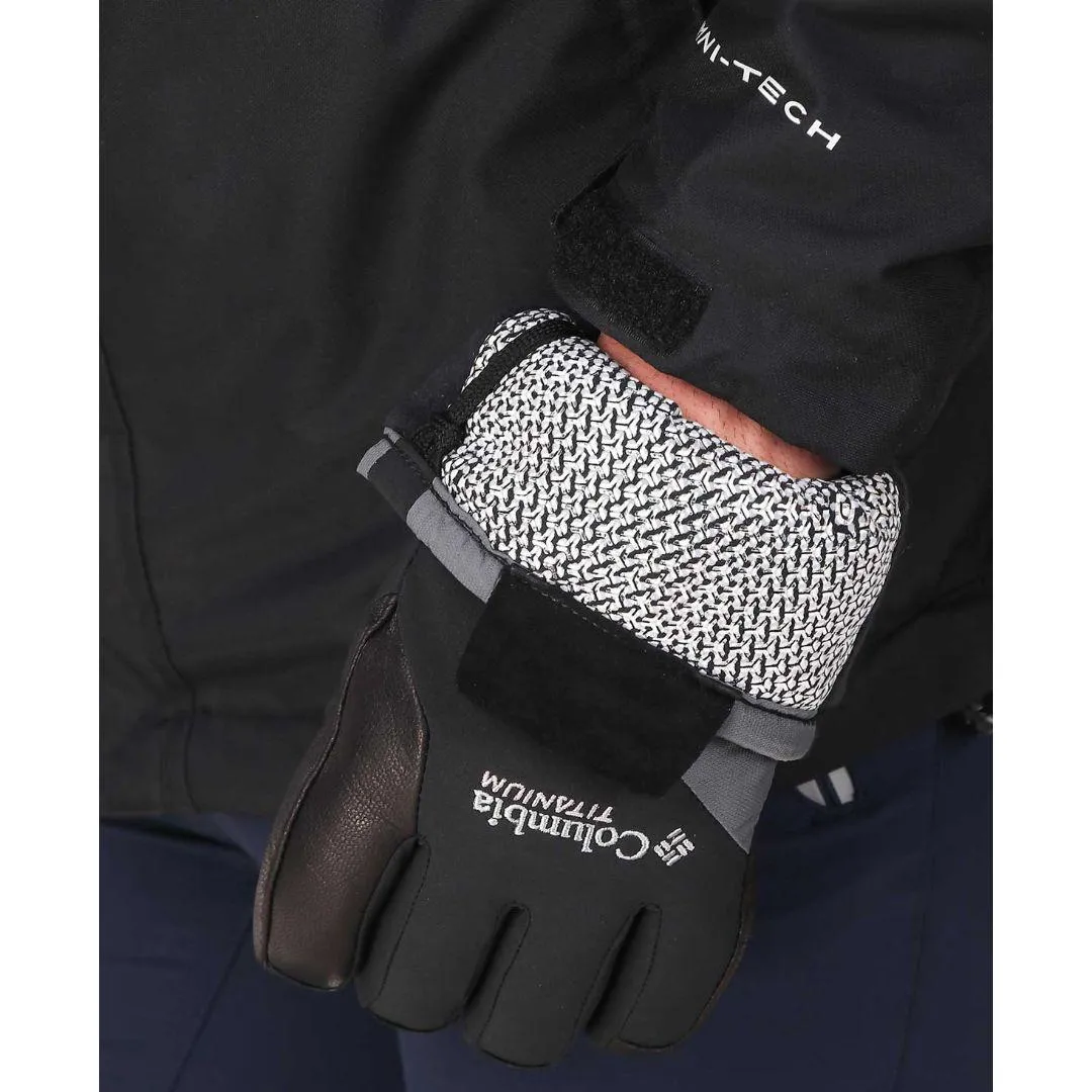 Columbia Men Black M Powder Keg II Glove (Complete Waterproof)