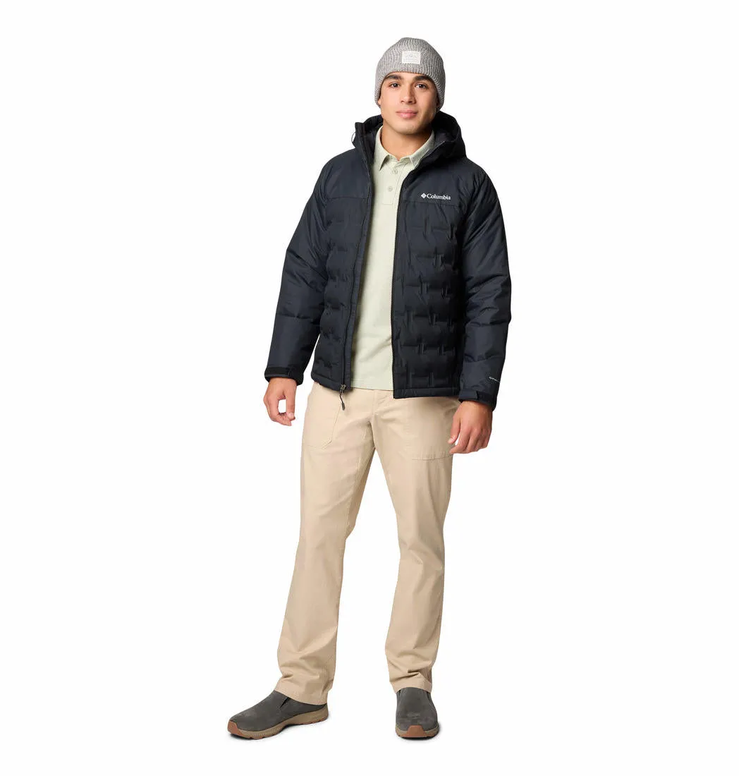 Columbia Men Black Omni-Heat Infinity Grand Trek III Hooded Down Jacket