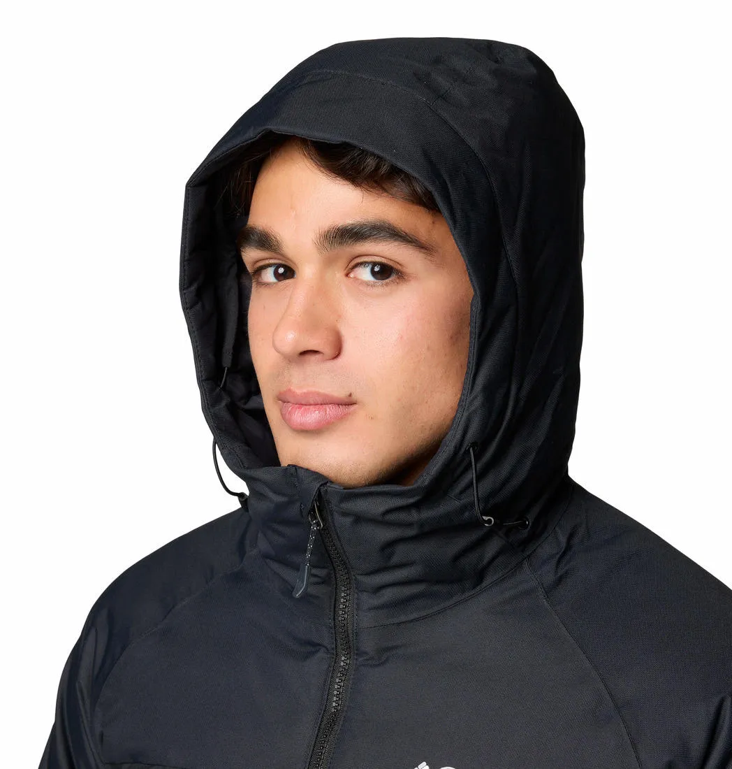 Columbia Men Black Omni-Heat Infinity Grand Trek III Hooded Down Jacket