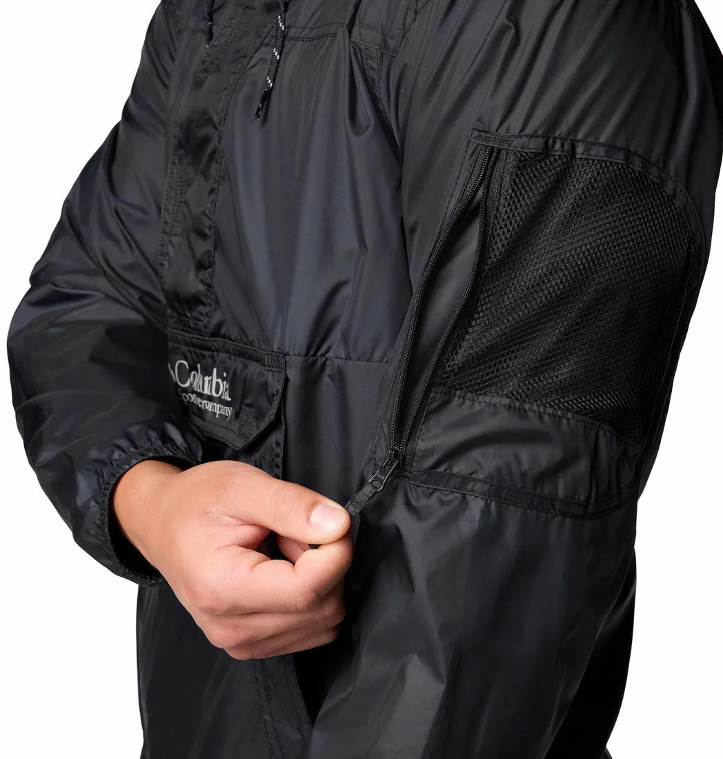 Columbia Men Black Omni-Shield Challenger II Windbreaker Jacket