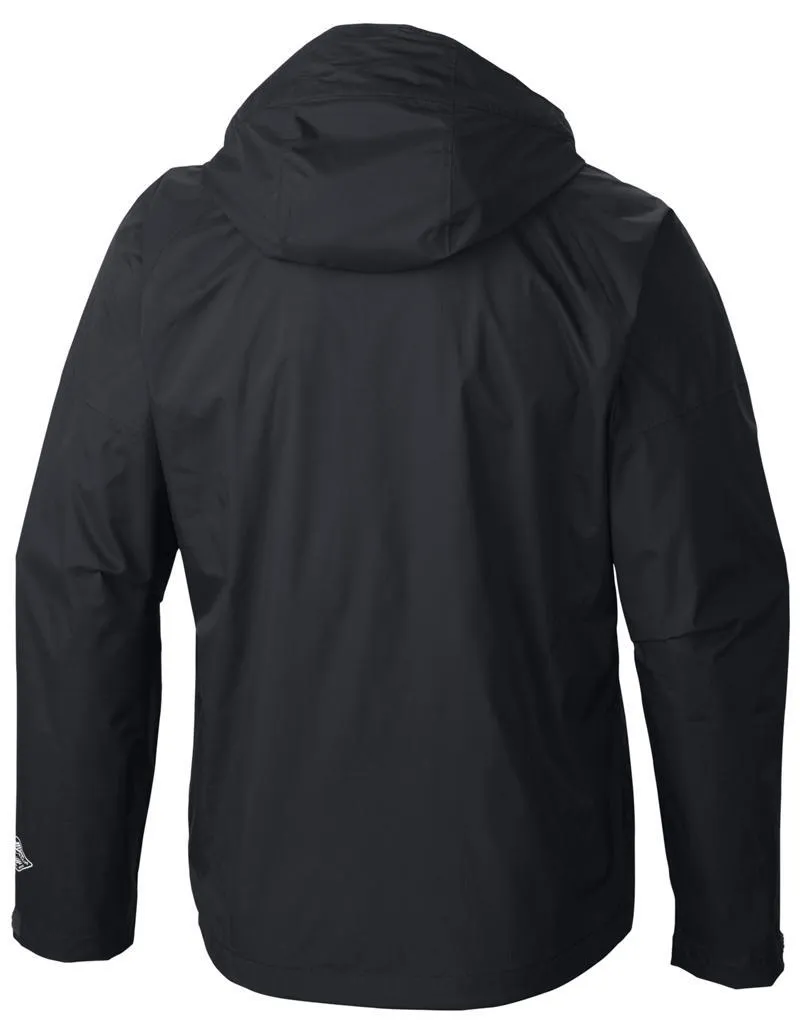 Columbia Men Black Omni-Tech Sleeker Waterproof Rain Jacket