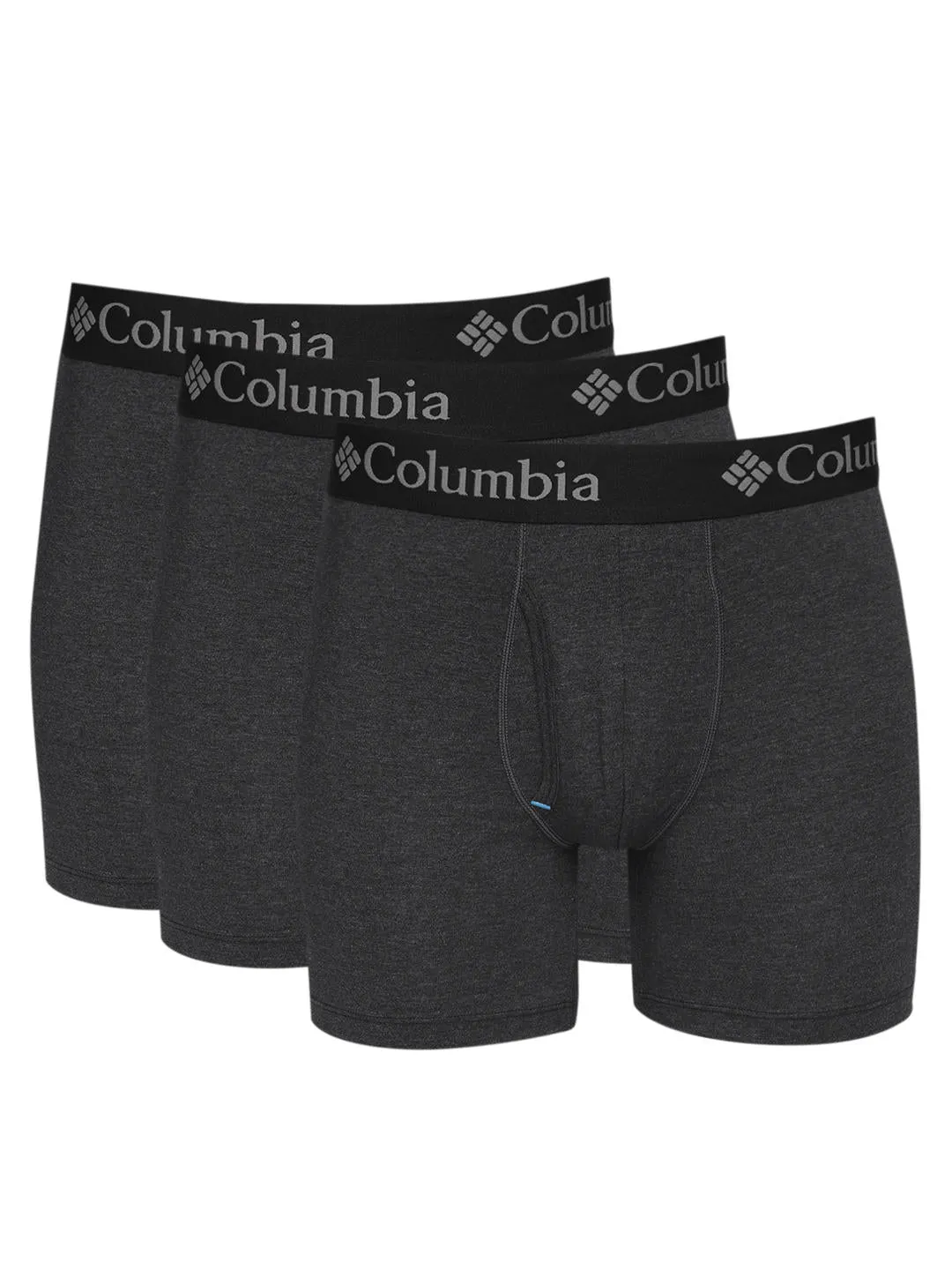 Columbia Men Black Performance Cotton Stretch Brief Pack of 3