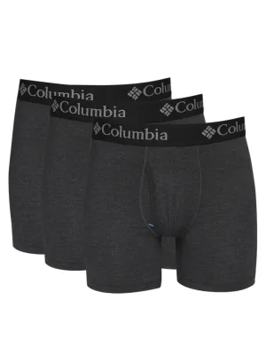 Columbia Men Black Performance Cotton Stretch Brief Pack of 3