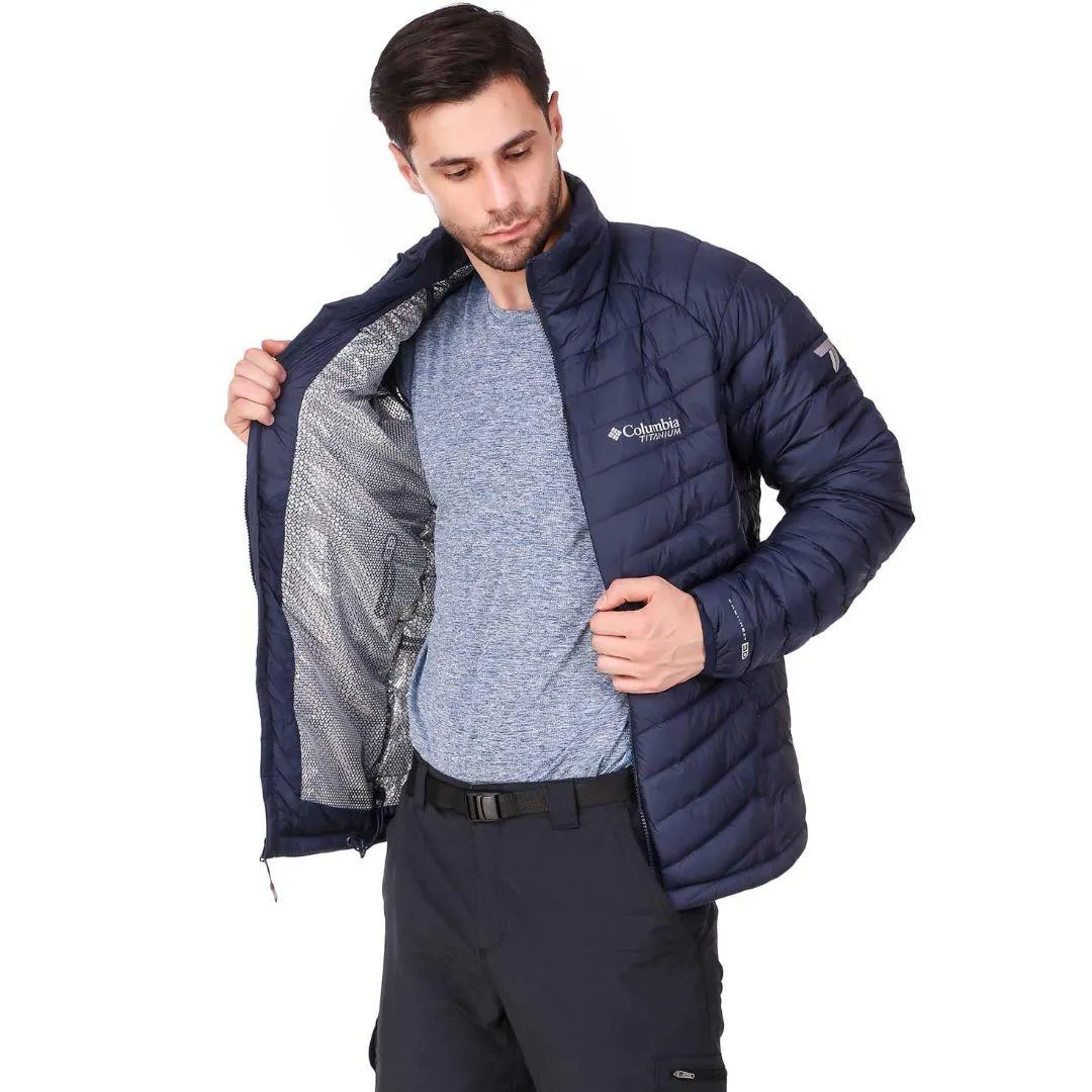 Columbia Men Blue Omni-Heat 3D Snow Country Jacket