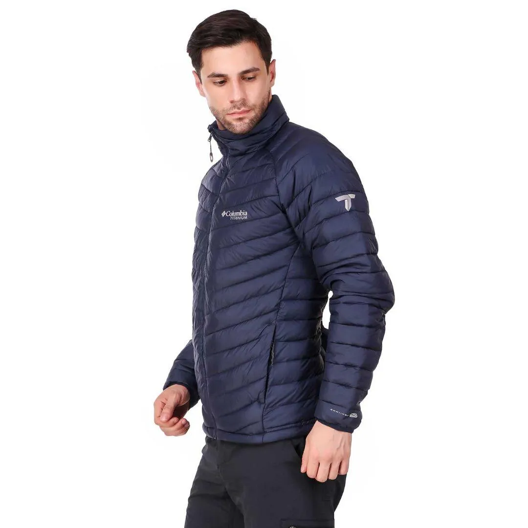 Columbia Men Blue Omni-Heat 3D Snow Country Jacket