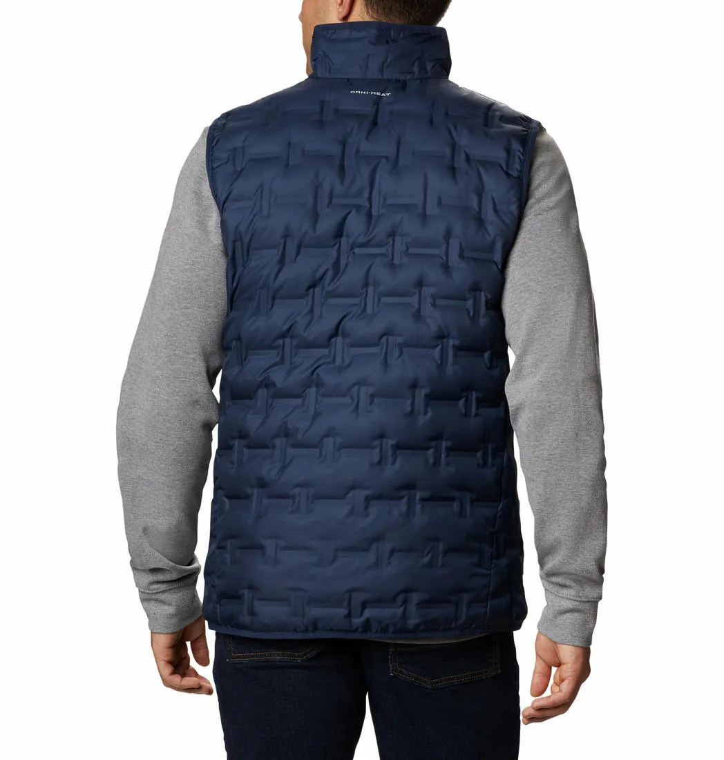 Columbia Men Blue Omni-Heat Reflective Delta Ridge Vest