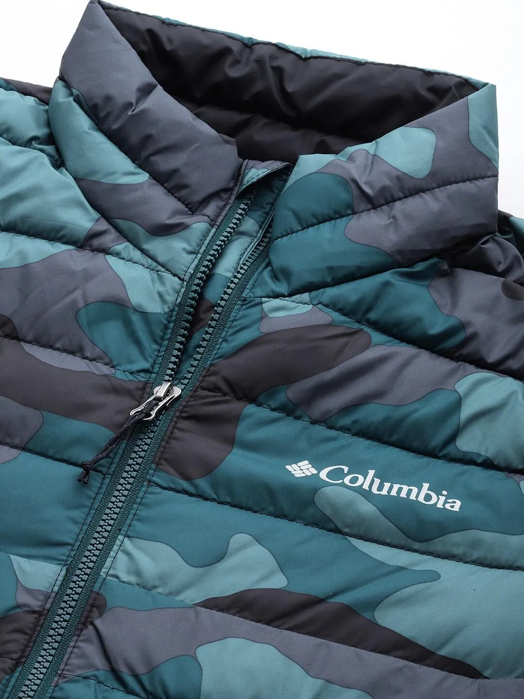 Columbia Men Blue Omni-Heat Reflective Powder Lite Jacket