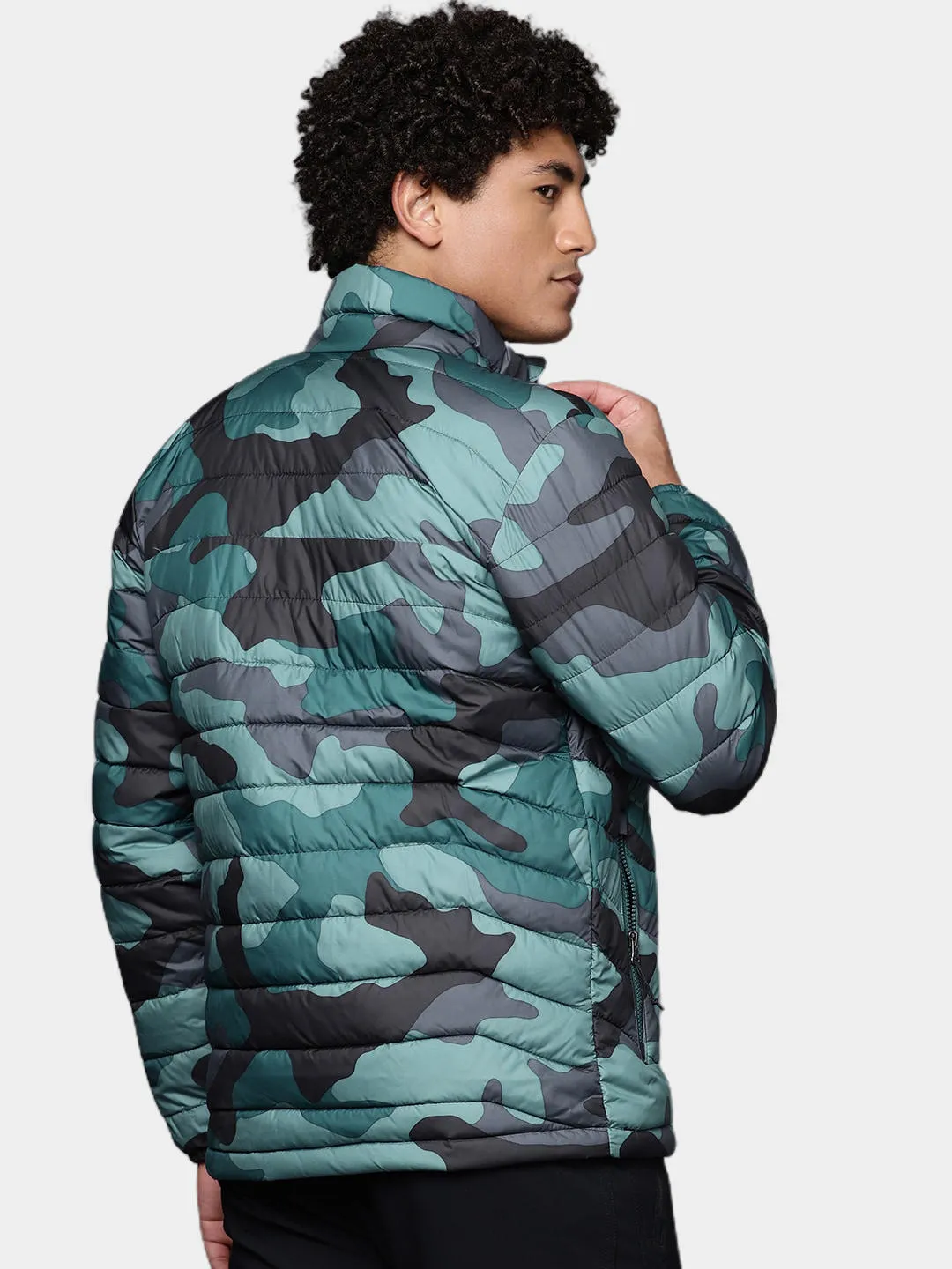 Columbia Men Blue Omni-Heat Reflective Powder Lite Jacket