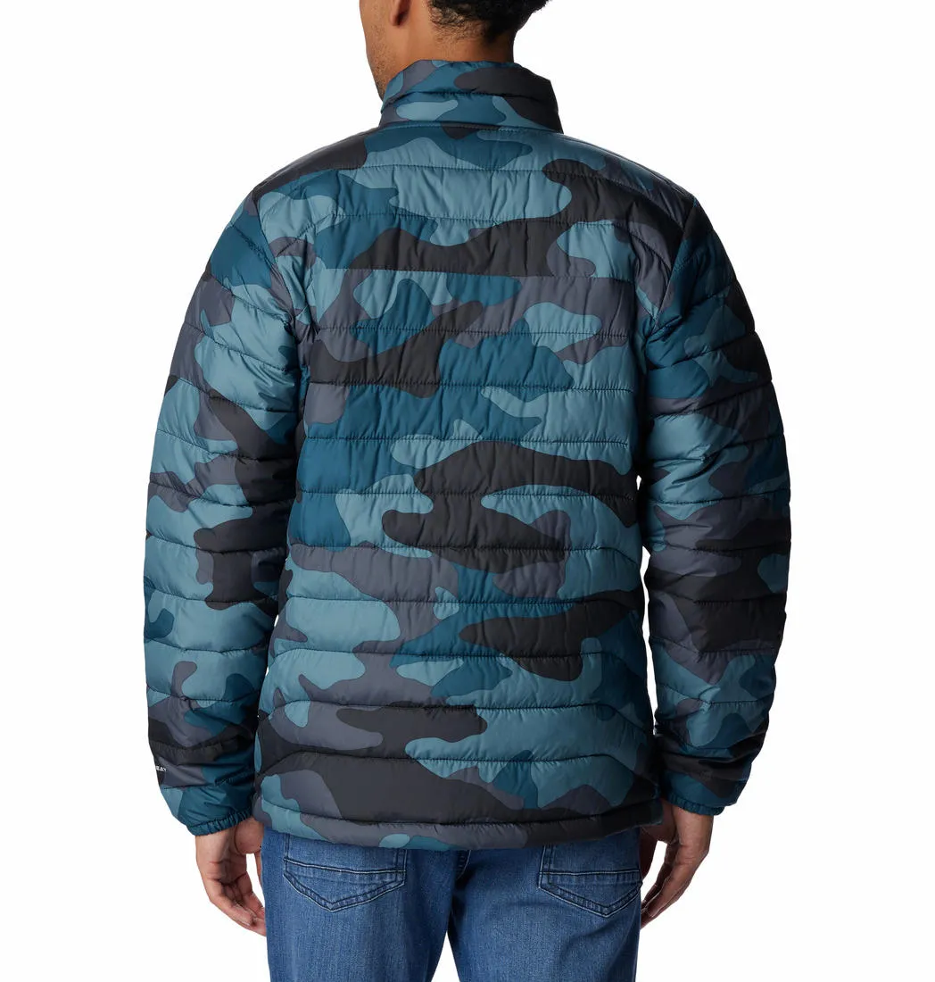 Columbia Men Blue Omni-Heat Reflective Powder Lite Jacket