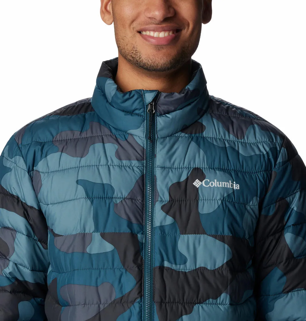 Columbia Men Blue Omni-Heat Reflective Powder Lite Jacket