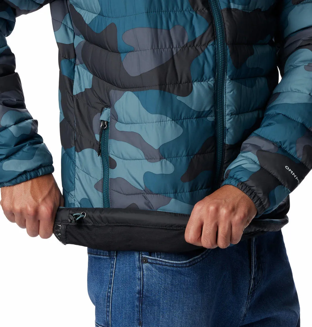 Columbia Men Blue Omni-Heat Reflective Powder Lite Jacket