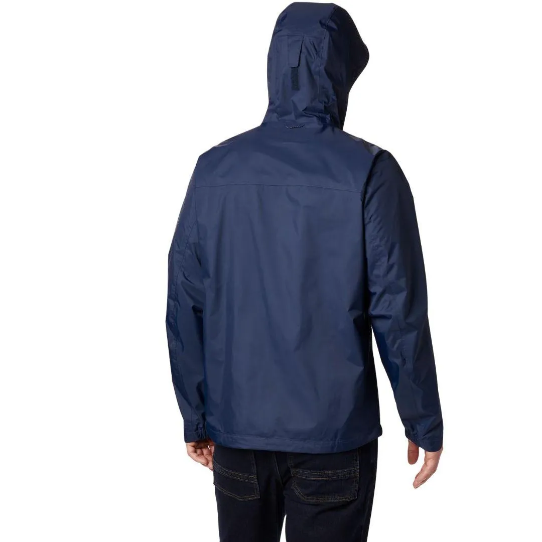 Columbia Men Blue Omni-Wick EvaPOURation Waterproof Rain Jacket