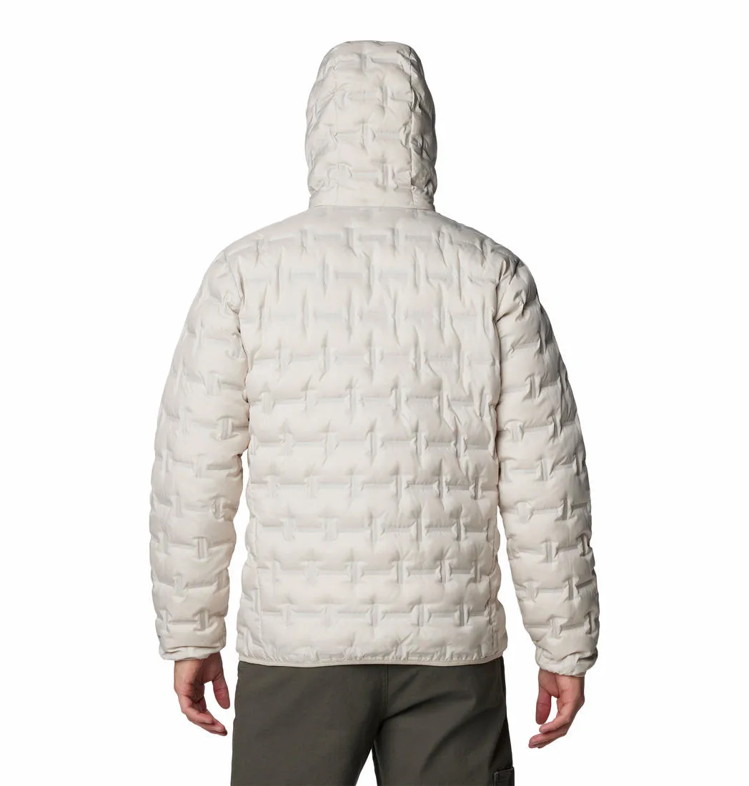 Columbia Men Brown Omni-Heat Reflective Delta Ridge II Hooded Down Jacket
