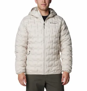 Columbia Men Brown Omni-Heat Reflective Delta Ridge II Hooded Down Jacket
