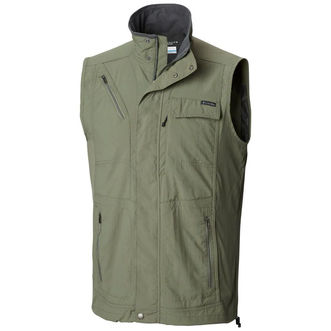 Columbia Men Green Omni-Wick Silver Ridge II Gillet