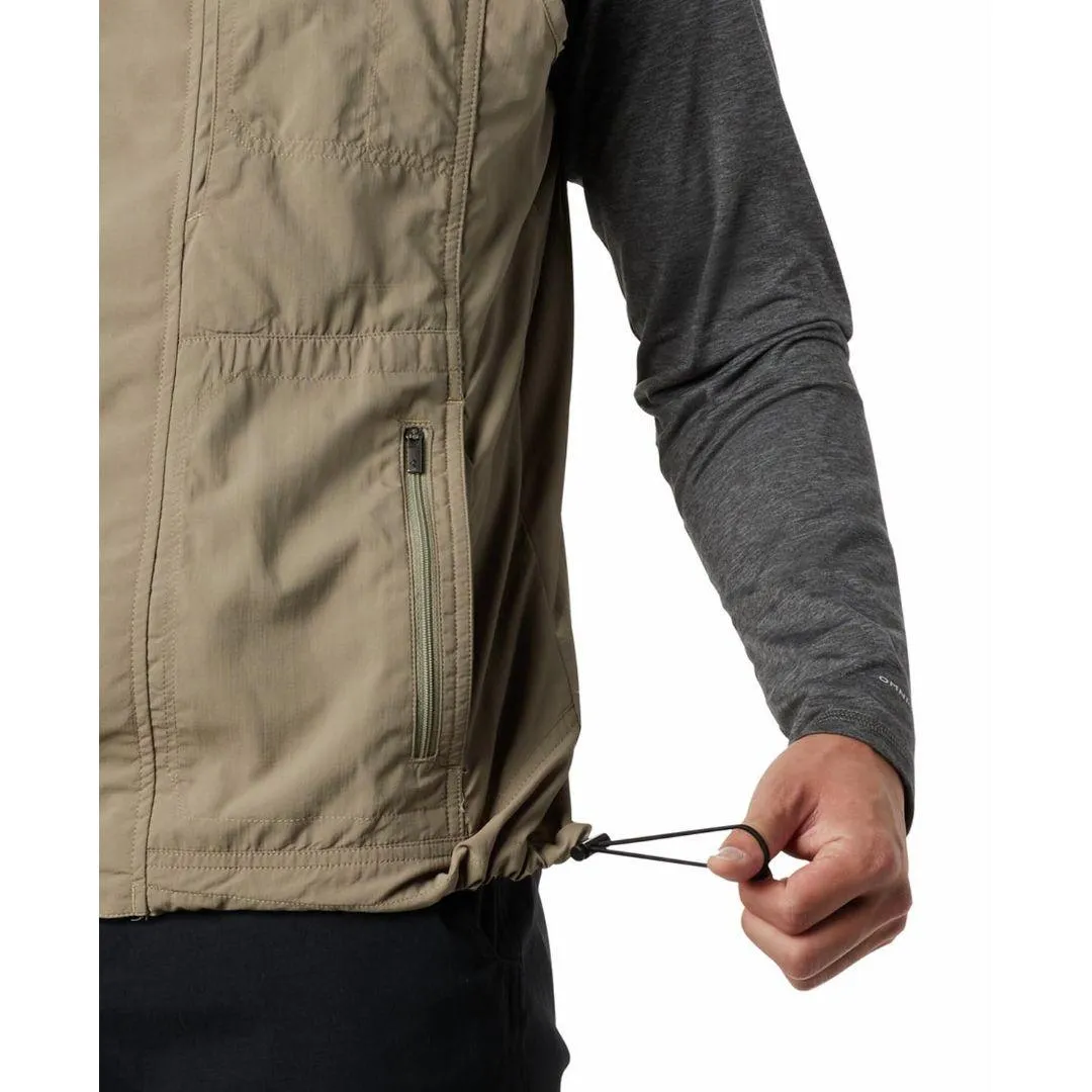Columbia Men Green Omni-Wick Silver Ridge II Gillet