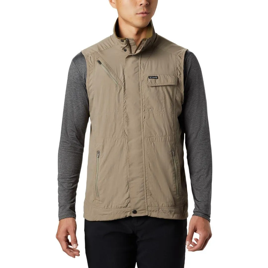 Columbia Men Green Omni-Wick Silver Ridge II Gillet
