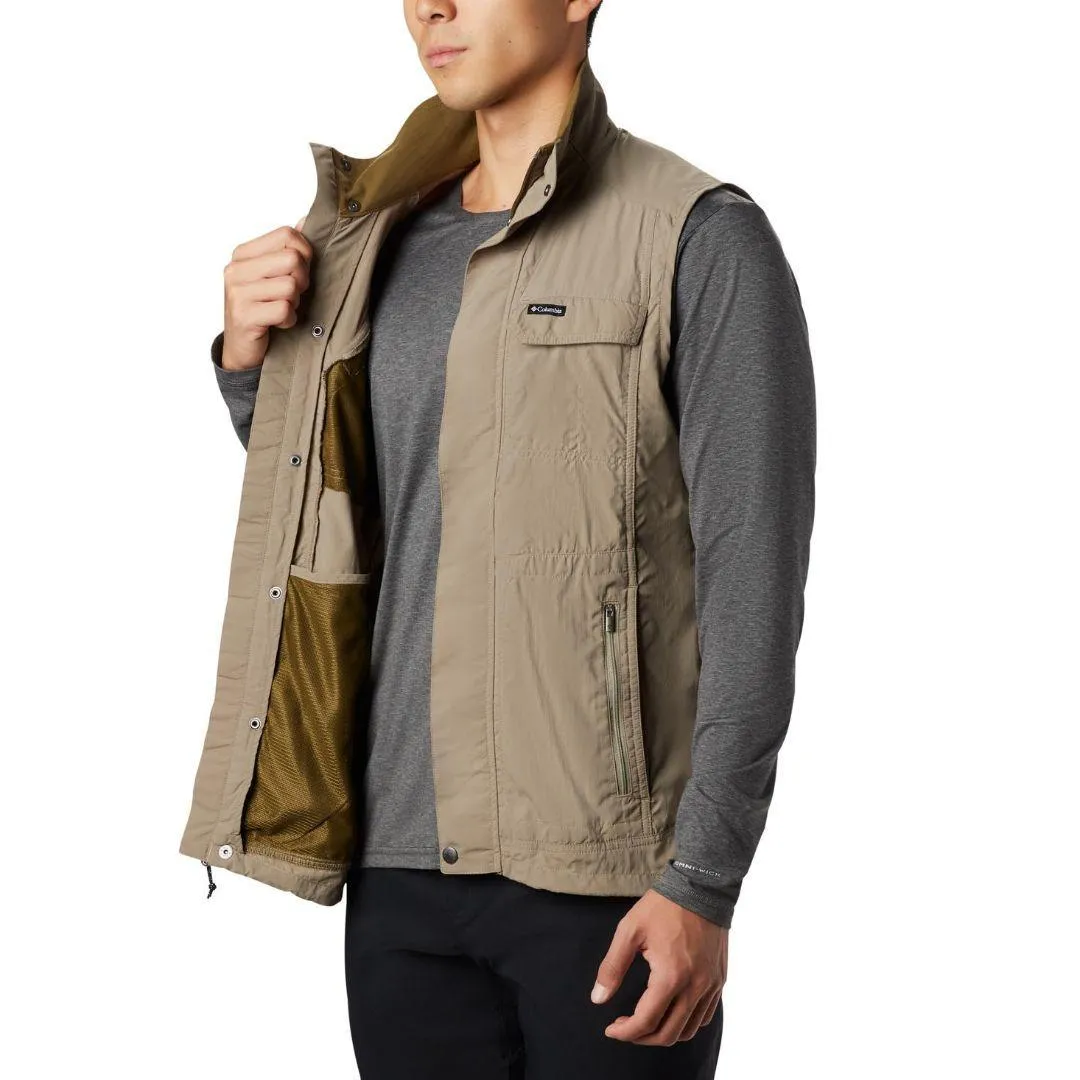 Columbia Men Green Omni-Wick Silver Ridge II Gillet