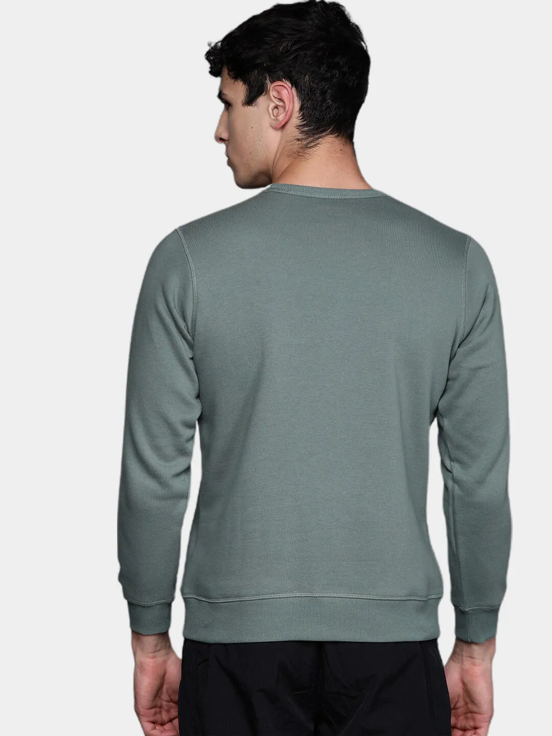 Columbia Men Green Sun Protection M Logo Crew Pullover