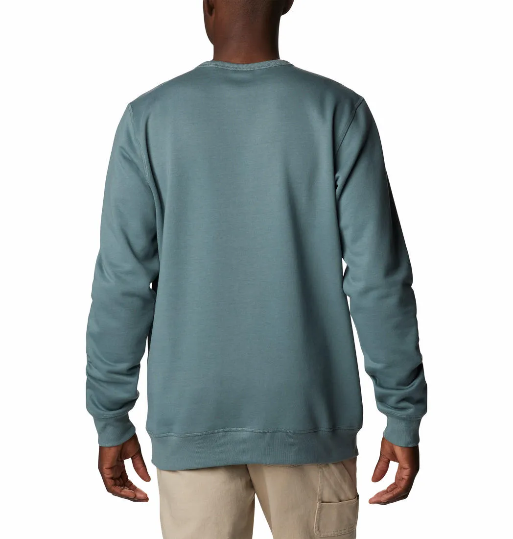 Columbia Men Green Sun Protection M Logo Crew Pullover