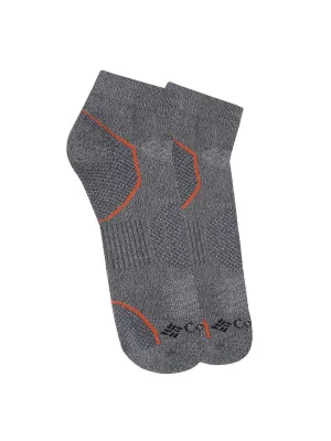 Columbia Men Grey SOCKS MN 2P LOW CUT-BAL PT (2 Pairs) (Non Returnable)
