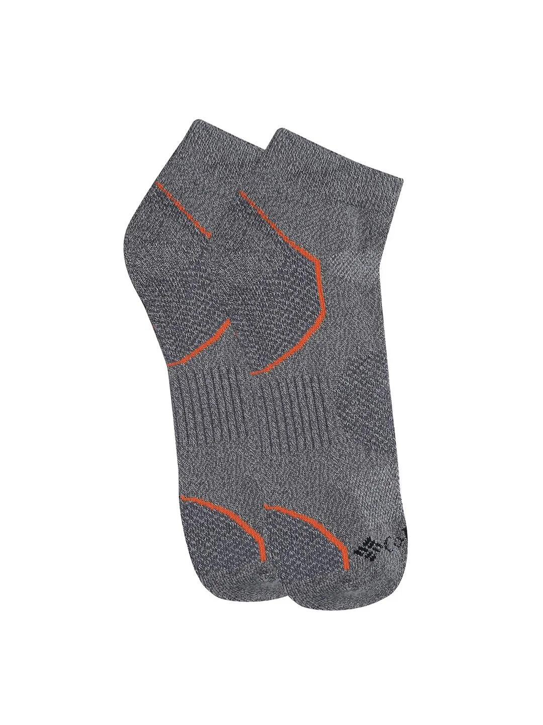 Columbia Men Grey SOCKS MN 2P LOW CUT-BAL PT (2 Pairs) (Non Returnable)