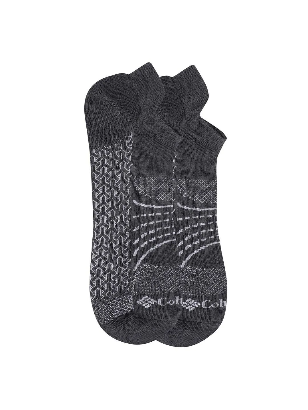 Columbia Men Grey SOCKS MN 2P NOSHO-ACTV-MAPPED (2 Pairs) (Non Returnable)
