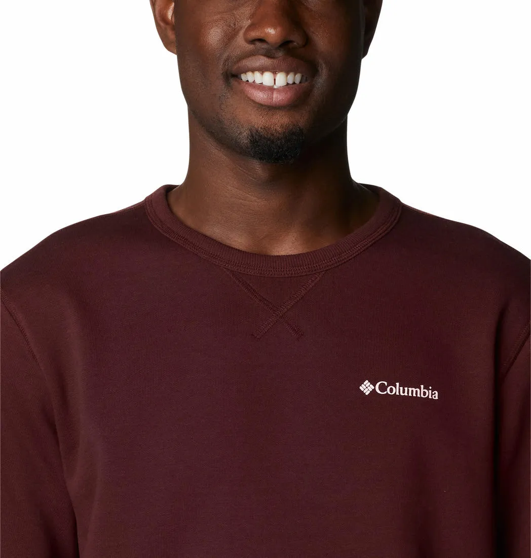 Columbia Men Maroon Sun Protection M Logo Crew Pullover