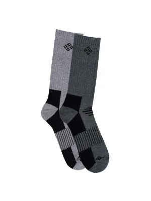 Columbia Men Multi SOCKS MN 2P ACRYLIC-WOOL CREW (2 Pairs) (Non Returnable)