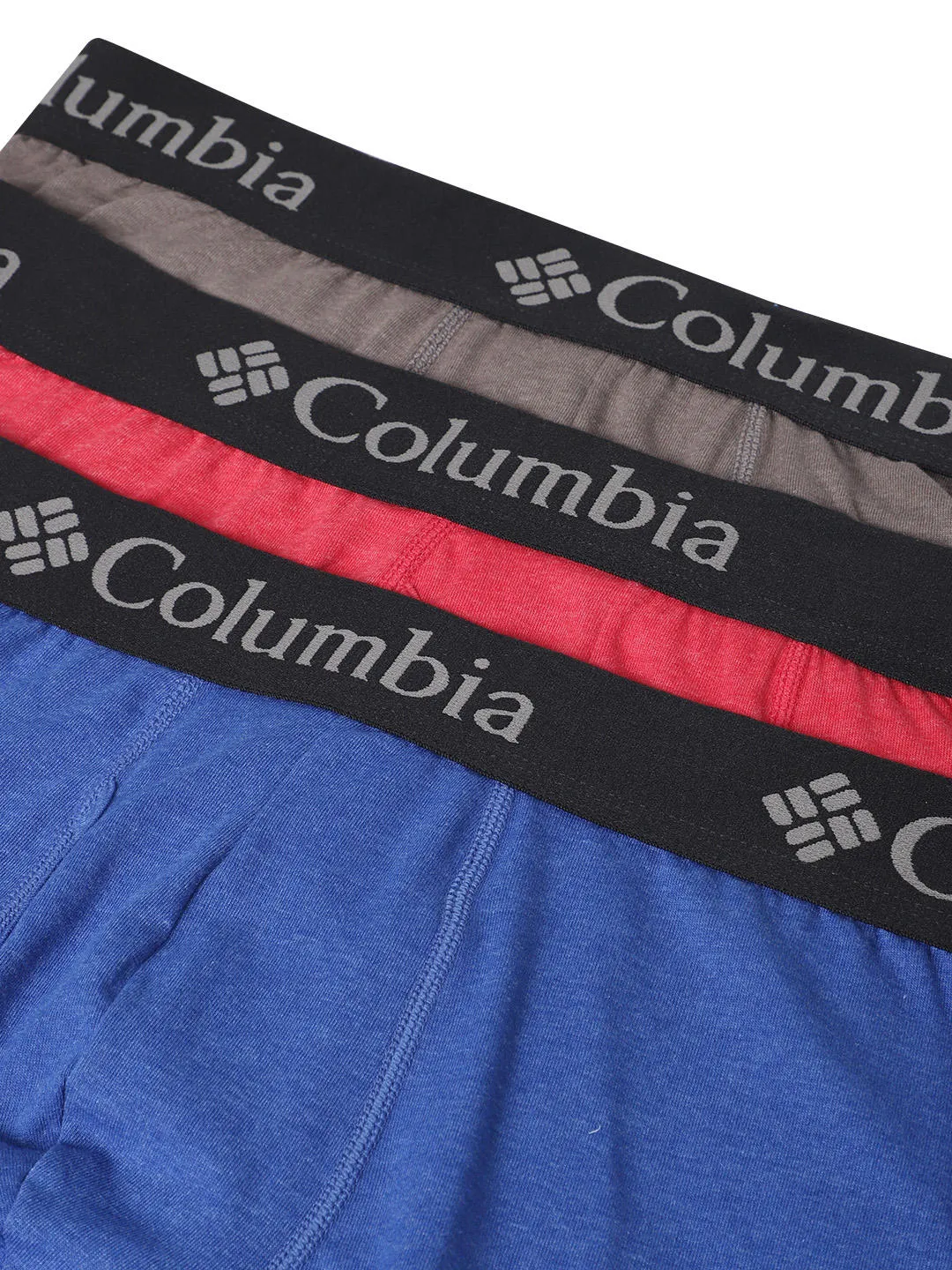 Columbia Men Multicolor Performance Cotton Stretch Brief Pack of 3