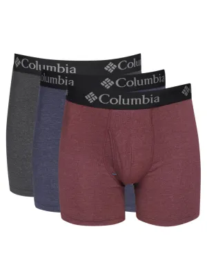 Columbia Men Multicolor Performance Cotton Stretch Brief Pack of 3