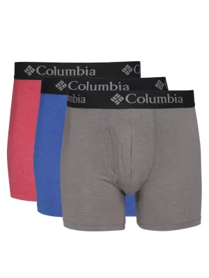 Columbia Men Multicolor Performance Cotton Stretch Brief Pack of 3