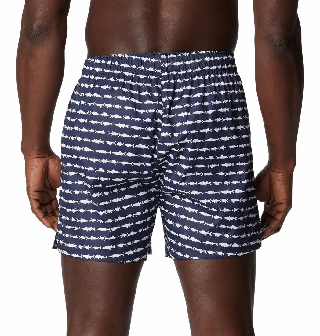 Columbia Men Multicolor PFG Printed Woven Boxer Pack of 3