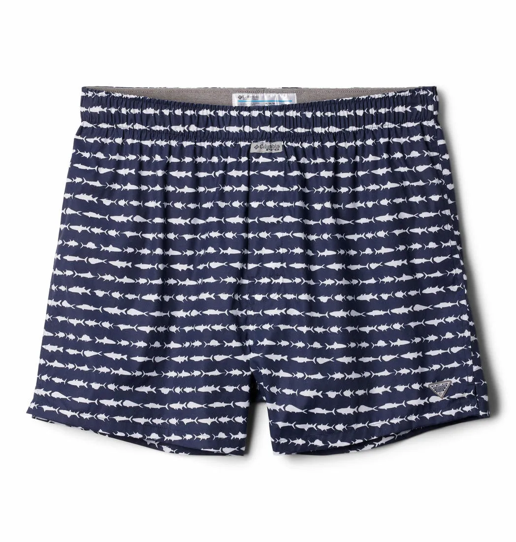 Columbia Men Multicolor PFG Printed Woven Boxer Pack of 3