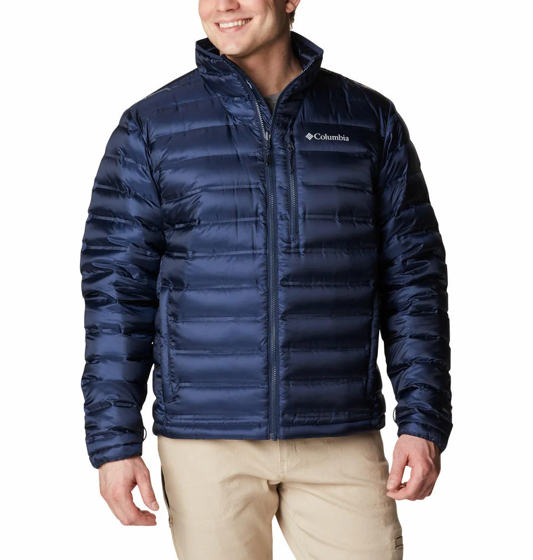 Columbia Men Navy Blue Omni-Heat Infinity Pebble Peak II Down Jacket