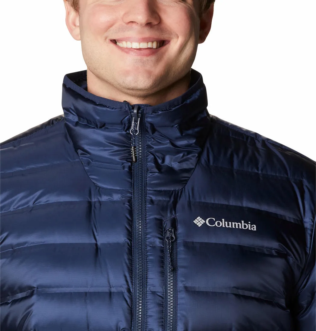 Columbia Men Navy Blue Omni-Heat Infinity Pebble Peak II Down Jacket