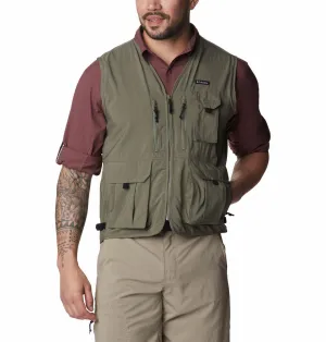 Columbia Men Olive Omni-Wick Silver Ridge Utility Gillet