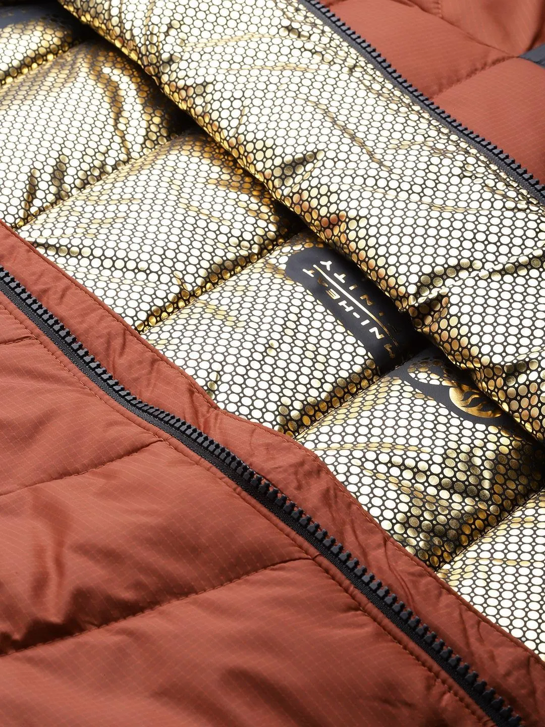 Columbia Men Orange Omni-Heat Infinity Labyrinth Loop Jacket