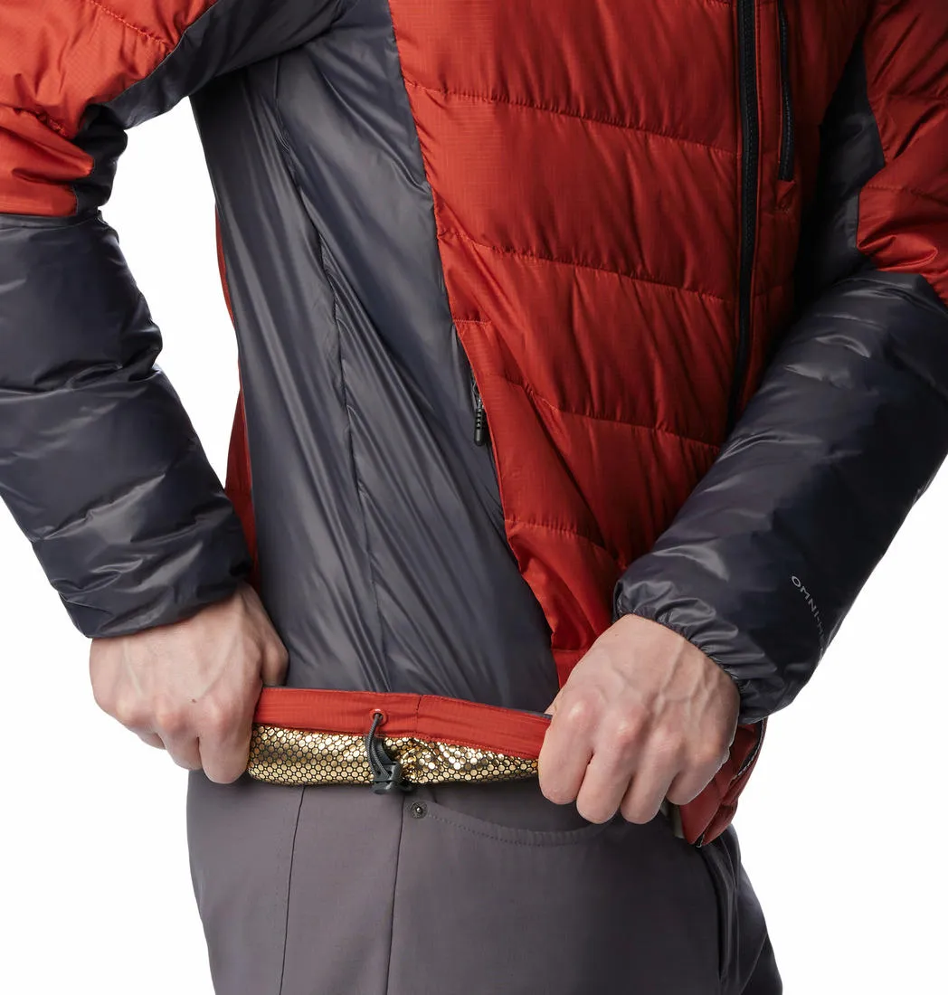 Columbia Men Orange Omni-Heat Infinity Labyrinth Loop Jacket
