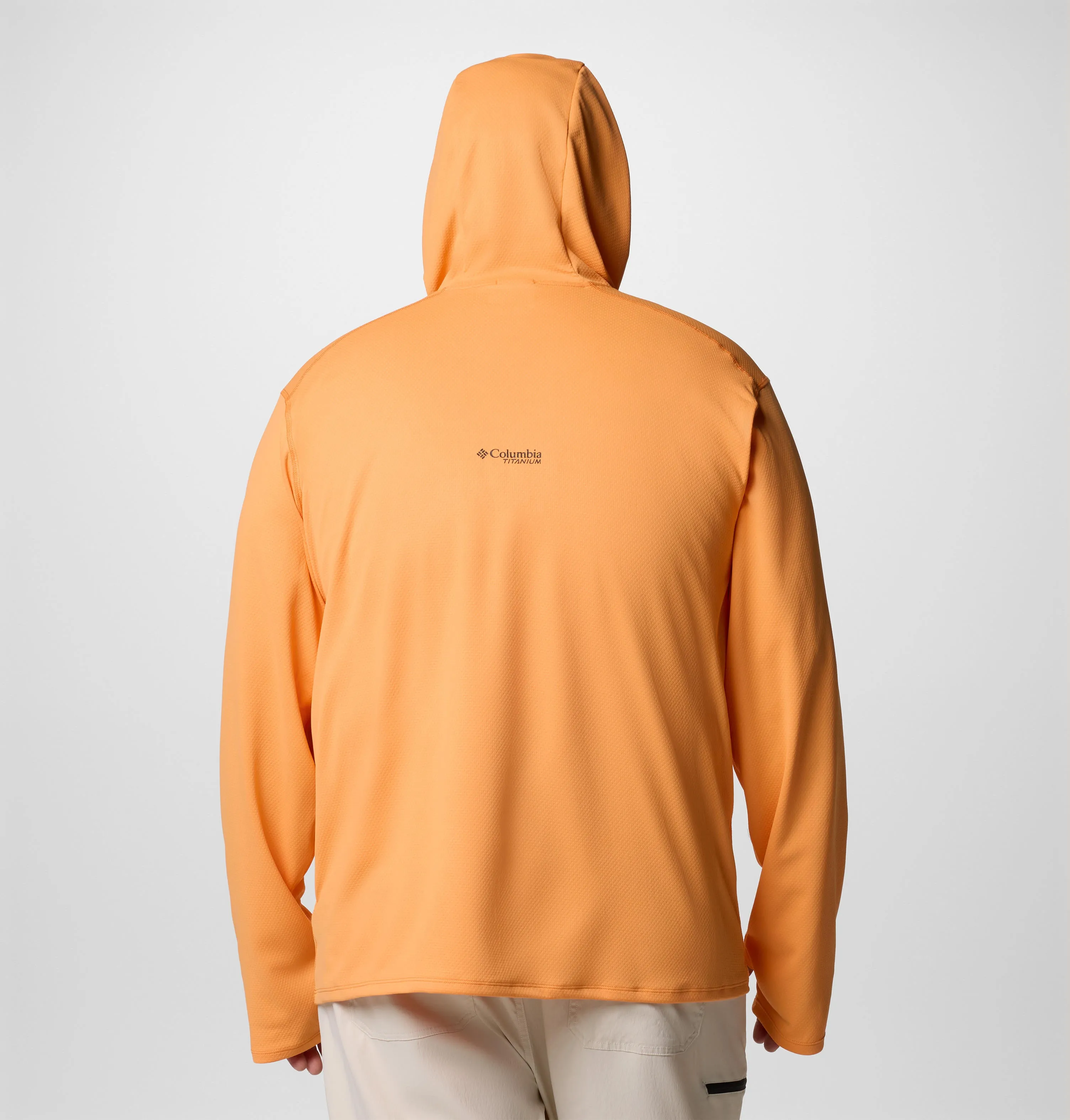 Columbia Men Orange Omni-Shade Summit Valley Hoodie
