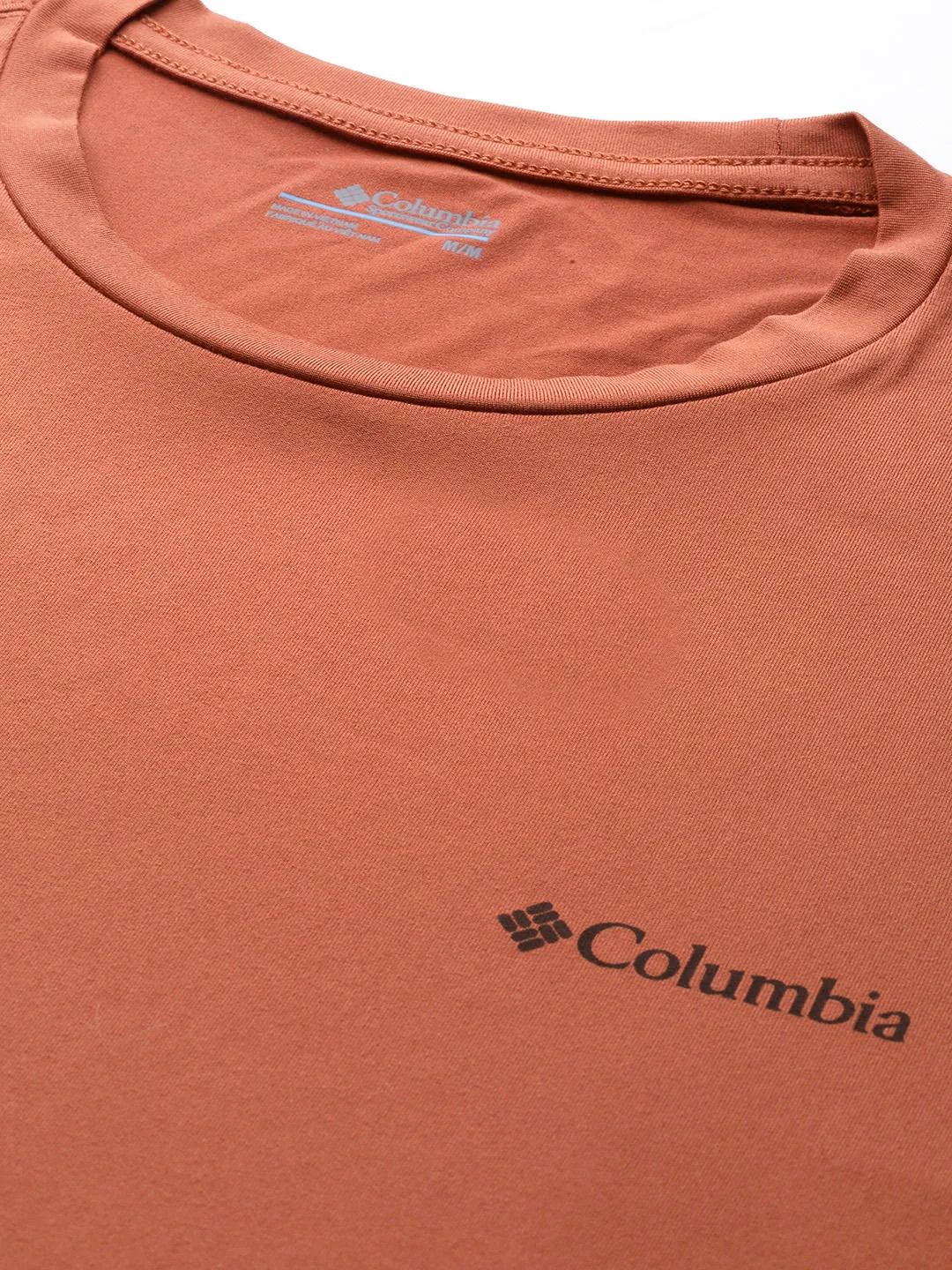 Columbia Men Orange Omni-Wick Tech Trail Graphic Tshirt