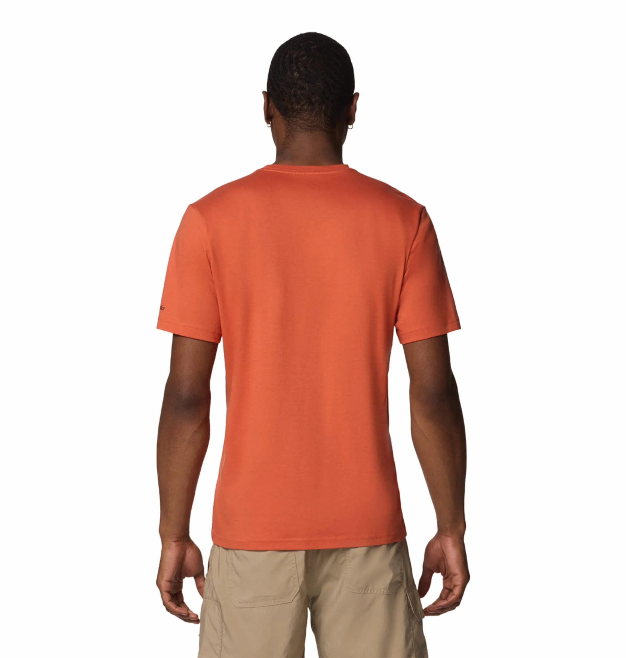Columbia Men Red M Rapid Ridge Graphic Tshirt