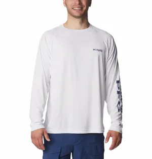 Columbia Men White Omni-Shade Terminal Tackle Tshirt