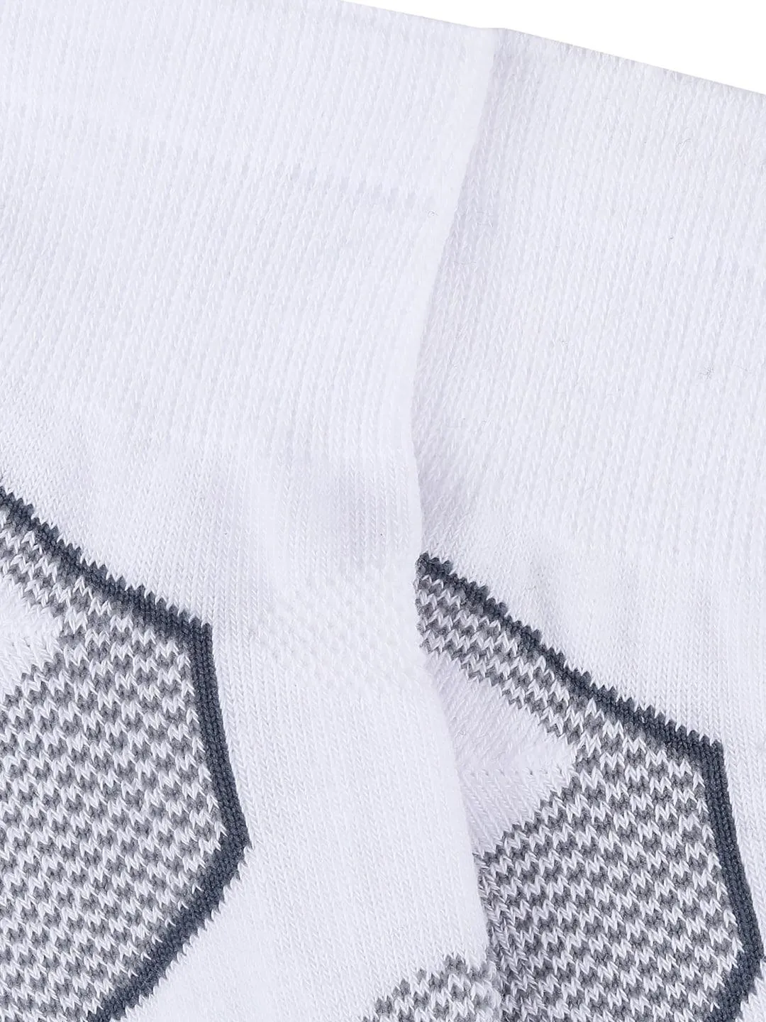 Columbia Men White SOCKS MN 2P QUARTER-BALNCE PT (2 Pairs) (Non Returnable)