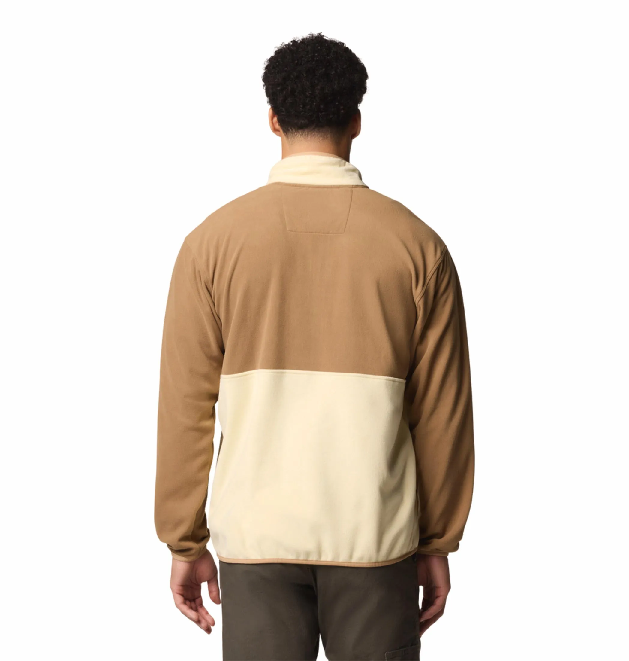 Columbia Men Yellow Backbowl II Lightweight Fleece Fleece Jacket