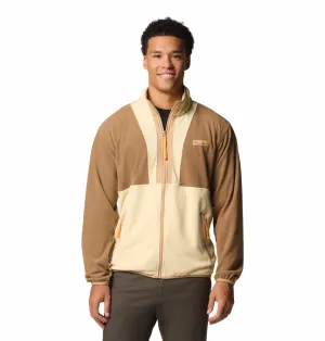 Columbia Men Yellow Backbowl II Lightweight Fleece Fleece Jacket